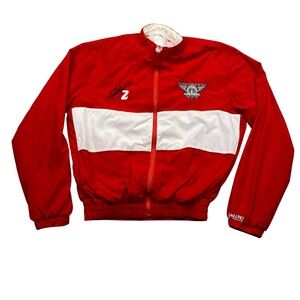 Vintage DeLong Indianapolis 500 Racing‎ Jacket Emerson Fittipaldi #2 Sz L USA